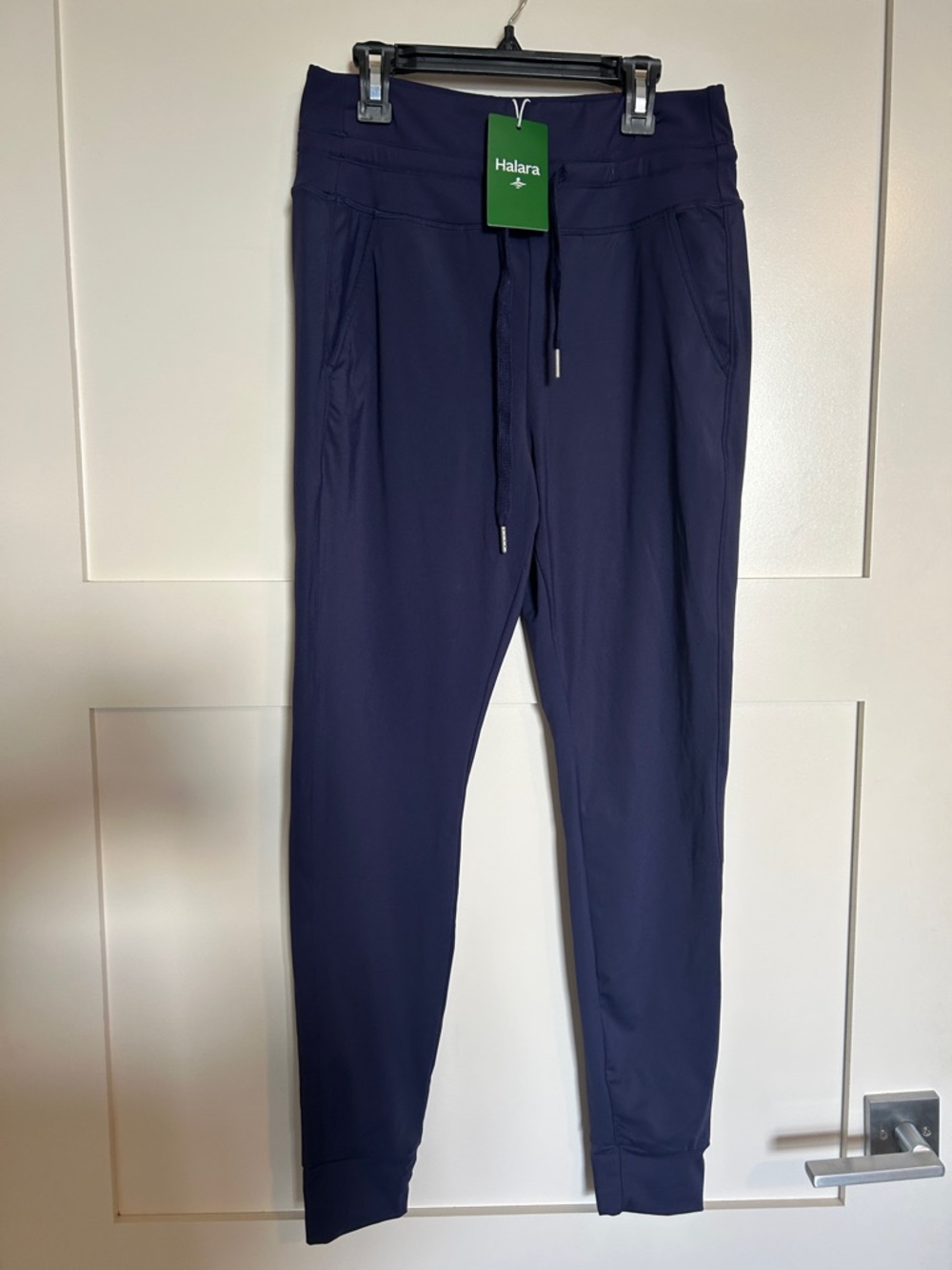Halara SoftlyZero™ Plush High Waisted Drawstring Pocket Plain Full Length Medium - Picture 5 of 9